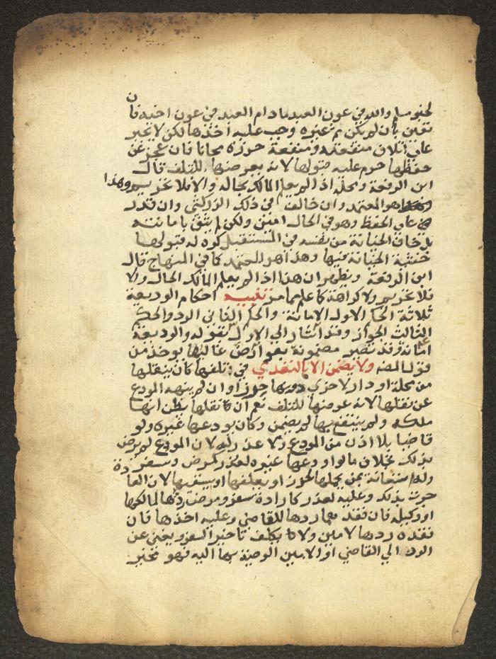 مخطوطة حول العبادات، القرن التاسع عشر