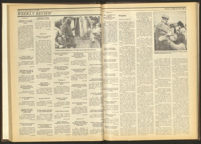 العدد 404 من جريدة الفجر، 14 شباط 1988