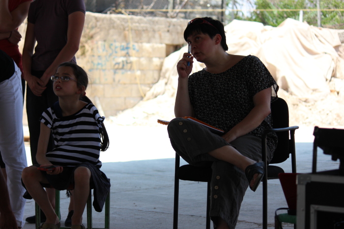 صورة من مدرسة صيفيَّة نظمتها مدرسة سيرك فلسطين في بيرزيت، 2012