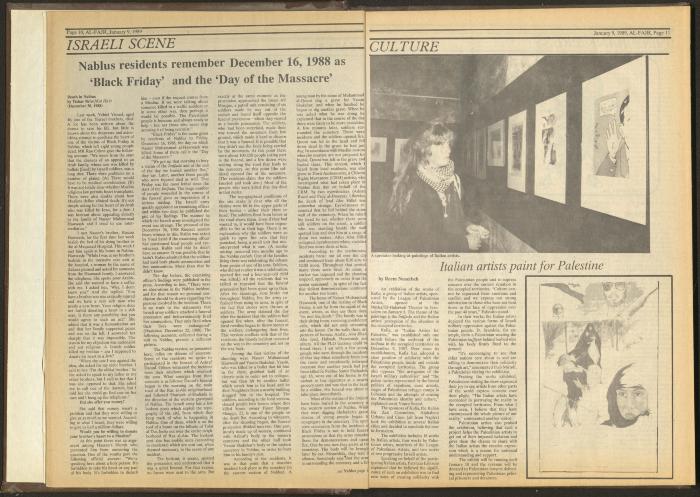 Issue 451 of al-Fajr Newspaper, 9 January 1989