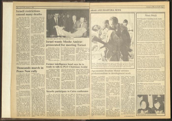 Issue 450 of al-Fajr Newspaper, 2 January 1989
