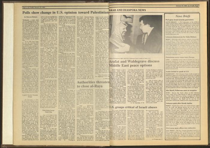 Issue 453 of al-Fajr Newspaper, 23 January 1989