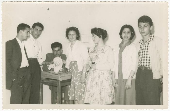 A Group of Participating Students in a Science Fair, Birzeit University, 1960 