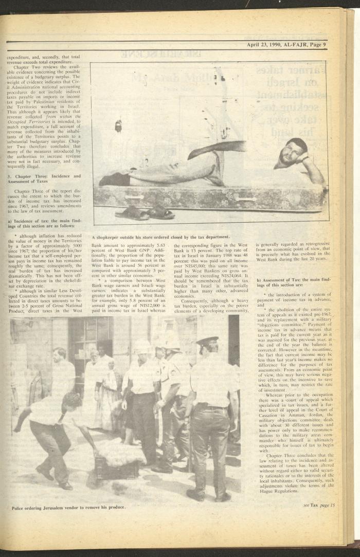 Issue 518 of al-Fajr Newspaper, 23 April 1990