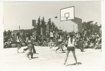 Basketball Game at Birzeit College, the 1970s 