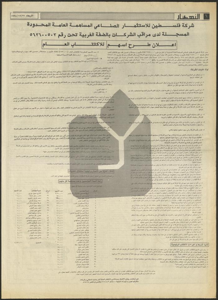 العدد 2777 من جريدة النهار، 21 كانون الأول 1994