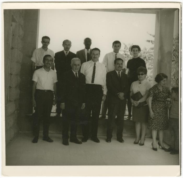 مجموعة من الهيئة التدريسية في كلية بيرزيت، 1966