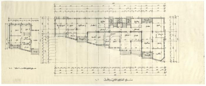 The Plan for the Second and Third Floors Area of the Anani Family Commercial Housing, Halhul, 2 December 1989 