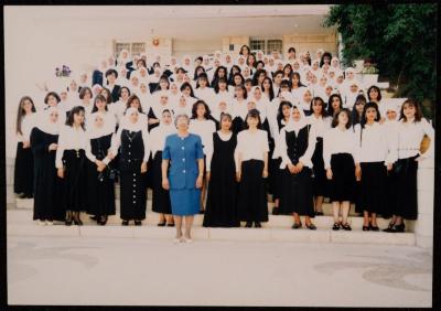 Ramallah Secondary Girls School Graduation Ceremony, 1995