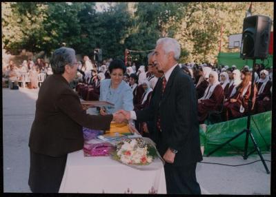 Janette Mikhael at an Award Ceremony, 2003