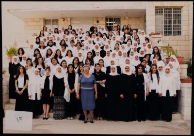 Ramallah Secondary Girls School Graduation Ceremony, 2000