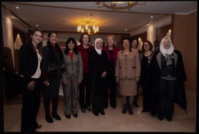 Janette Mikhael with an Italian Women Delegation, 2007