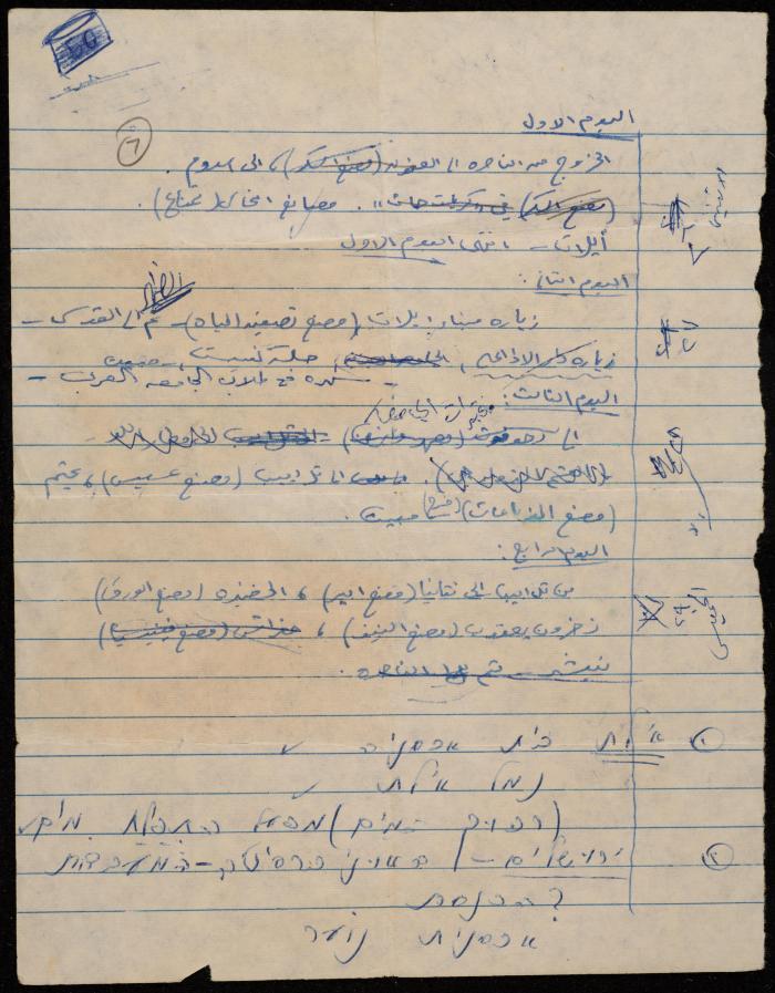 Walid Fahoum's Trip Programme