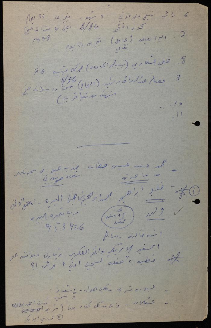 ملف حول سجن الجنيد لوليد الفاهوم، الناصرة، 1986-1993
