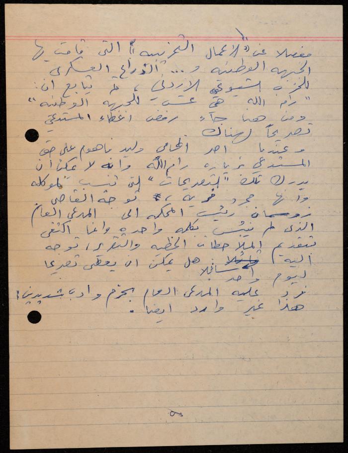 ملف عن النصوص الممنوعة في الصحف، الناصرة، 1975

