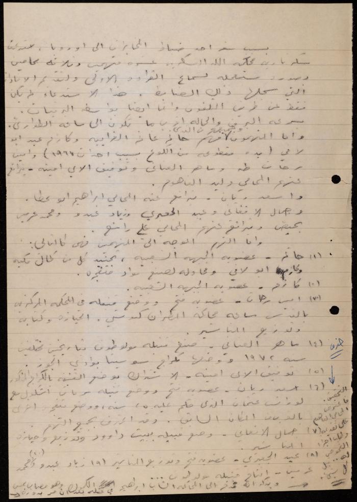 ملف عن النصوص الممنوعة في الصحف، الناصرة، 1975
