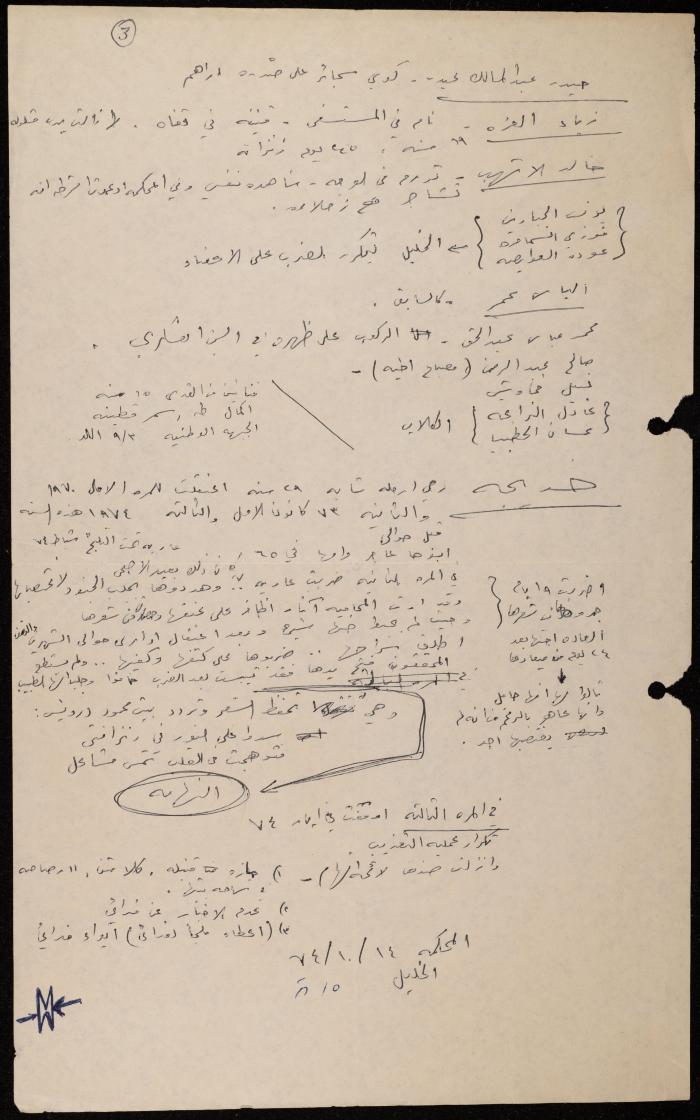 ملف عن النصوص الممنوعة في الصحف، الناصرة، 1975
