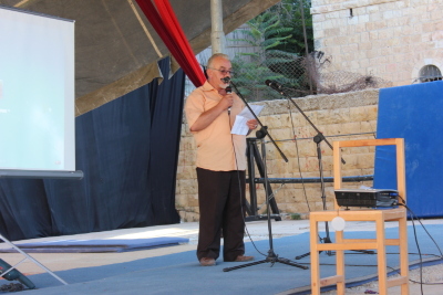 صورة من مدرسة صيفيَّة نظمتها مدرسة سيرك فلسطين في بيرزيت، 2012