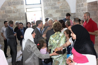 صورة من مدرسة صيفيَّة نظمتها مدرسة سيرك فلسطين في بيرزيت، 2012