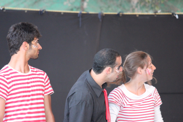 صورة من مدرسة صيفيَّة نظمتها مدرسة سيرك فلسطين في بيرزيت، 2012