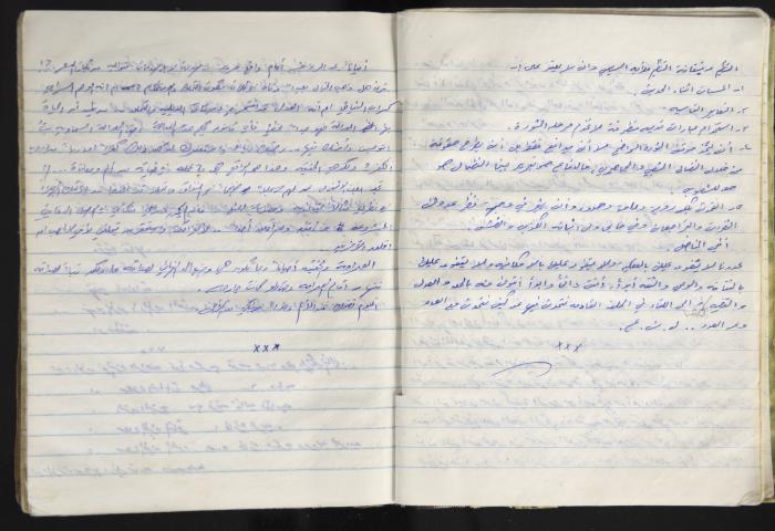 A Prison Log Belonging to Anwar Jaradat