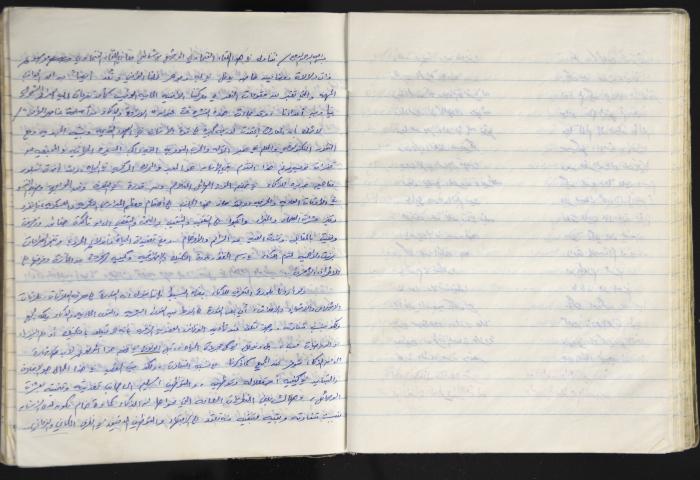 A Prison Log Belonging to Anwar Jaradat