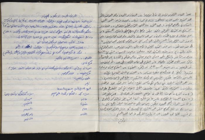 A Prison Log Belonging to Anwar Jaradat