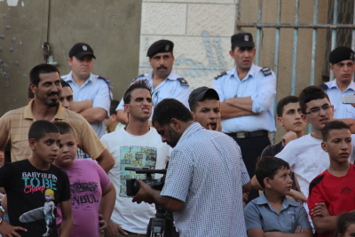 صورة من مدرسة صيفيَّة نظمتها مدرسة سيرك فلسطين في بيرزيت، 2012