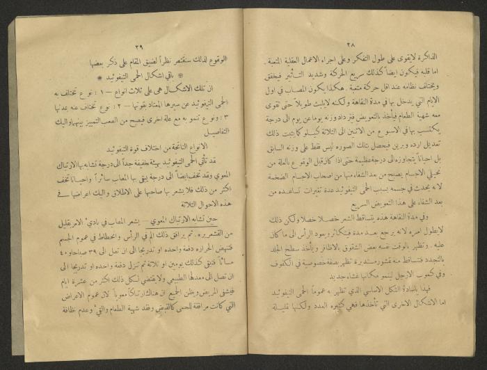 The 8th Issue of al-Sehha Magazine, Beirut, the Early 20th Century