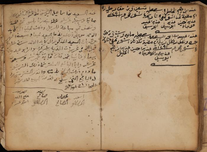 A Notebook of Debt, Trusts and Deeds, Sebastia, March 1870- March 1888