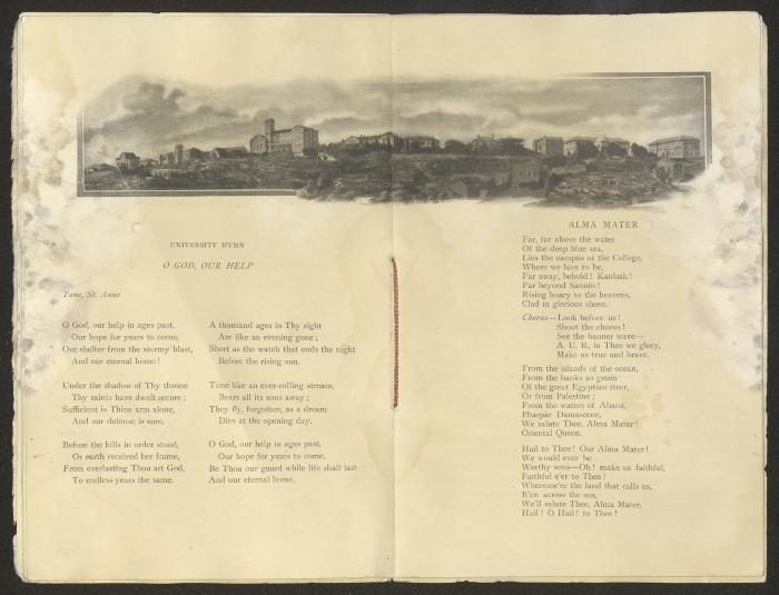 Inauguration Speech by Bayard Dodge, Beirut, 28 June 1923