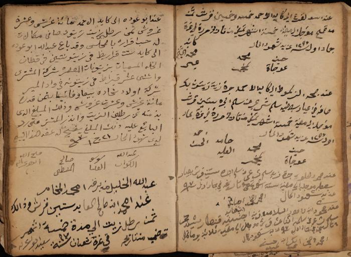 A Notebook of Debt, Trusts and Deeds, Sebastia, March 1870- March 1888