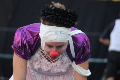 صورة من مدرسة صيفيَّة نظمتها مدرسة سيرك فلسطين في بيرزيت، 2012