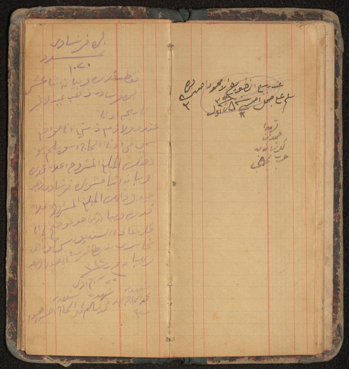 Debt and Safe-Keeps Registration Book for Mahmoud Makhamreh, the Village of Jinba, 1886-1905