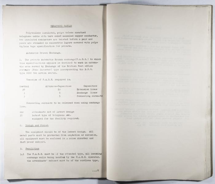 Table of the Specifications and Quantities Needed for the Electricity Installations for all the Arab Institute's School Buildings  