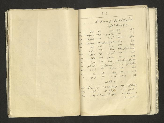 A Summary of Palestine's Geography, Book By Hussain Rawhi, 1923  
