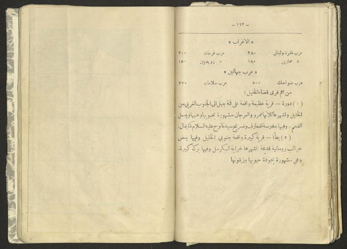 A Summary of Palestine's Geography, Book By Hussain Rawhi, 1923  