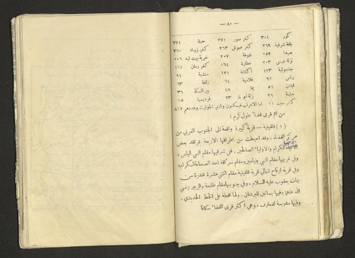 A Summary of Palestine's Geography, Book By Hussain Rawhi, 1923  