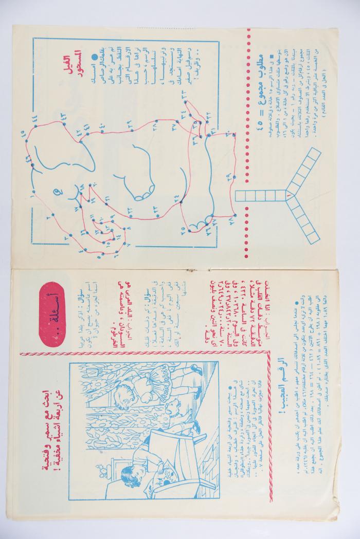 العدد الرابع من مجلة العربي الصغير الصادر في نيسان عام 1960 