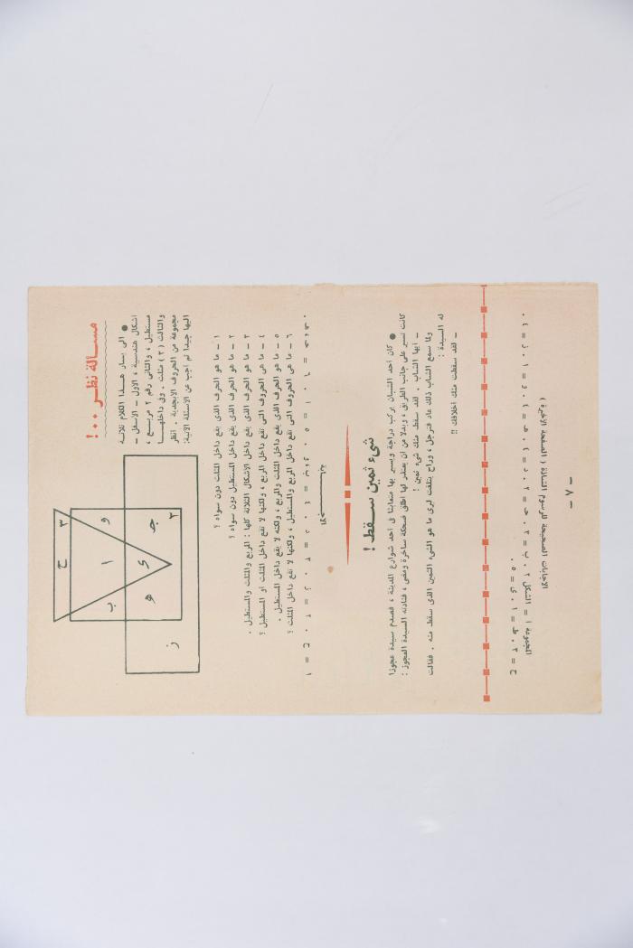 Al-Arabi al-Saghir Magazine, the Thirty-eighth Issue, February 1963
