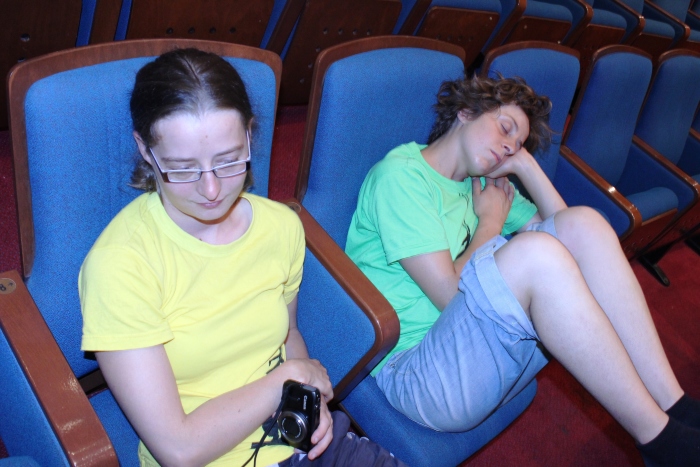 صورة من مدرسة صيفيَّة نظمتها مدرسة سيرك فلسطين في بيرزيت، 2012