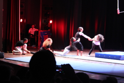 صورة من مدرسة صيفيَّة نظمتها مدرسة سيرك فلسطين في بيرزيت، 2012