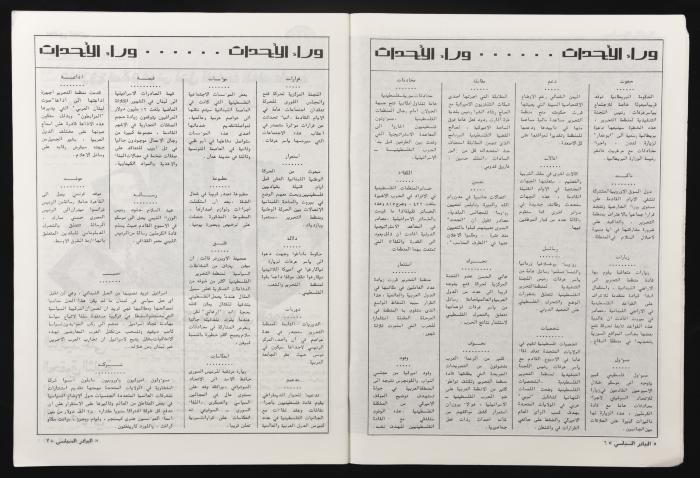العدد 26 من مجلة البيادر السياسي الصادر في أيلول عام 1982 
