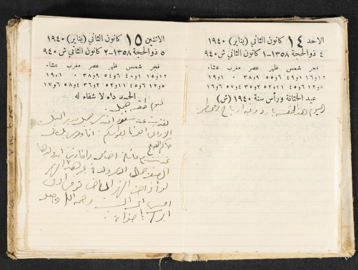 The Diary of Rasem Kamal Ismail, 1940