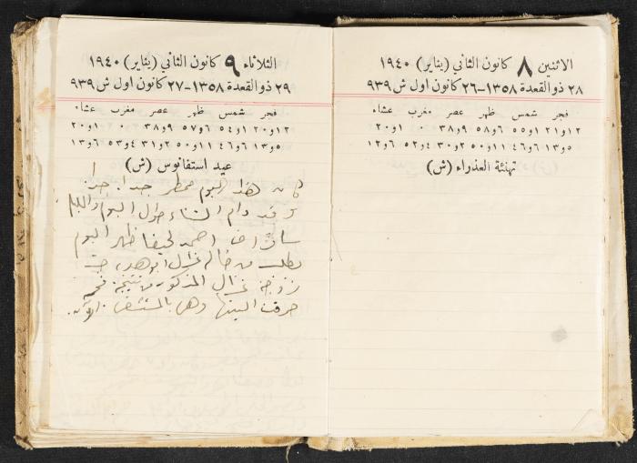The Diary of Rasem Kamal Ismail, 1940
