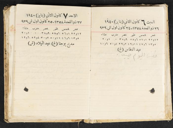 The Diary of Rasem Kamal Ismail, 1940