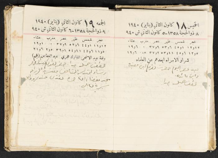 The Diary of Rasem Kamal Ismail, 1940