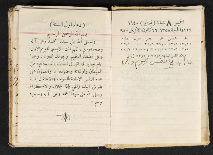 The Diary of Rasem Kamal Ismail, 1940
