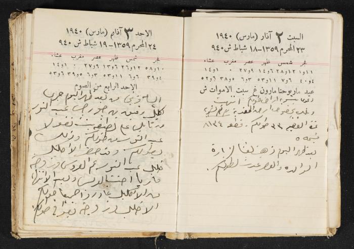 The Diary of Rasem Kamal Ismail, 1940