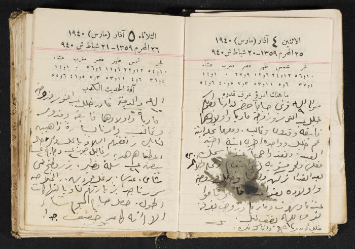 The Diary of Rasem Kamal Ismail, 1940